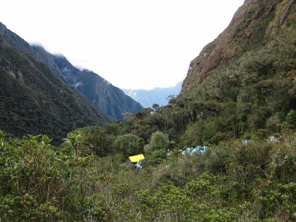 View of our second day's camp